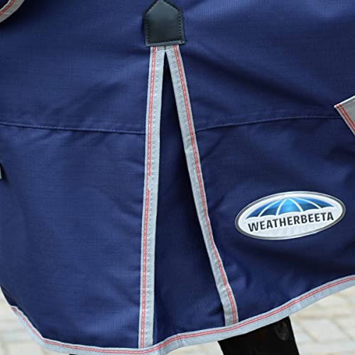 WeatherBeeta ComFiTec Essential Combo Neck Heavy, Navy/Silver/Red, 69" - size: 69"