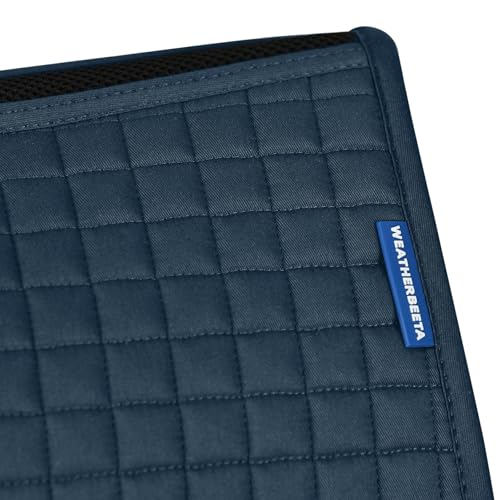 WeatherBeeta Prime Air-Tec Dressage Saddle Pad - color: Midnight Teal, size: Large