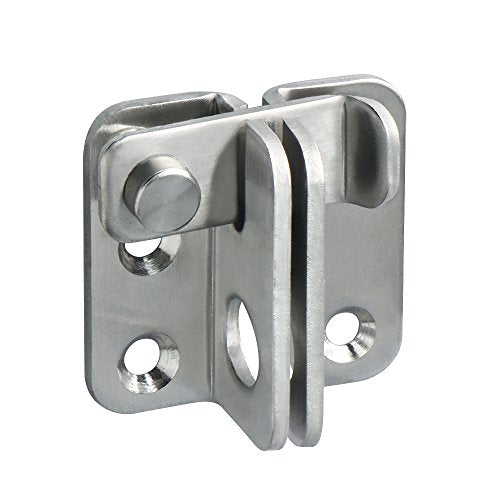 Alise Flip Latch Gate Latch,Shed Door Latch Barn Door Lock,Brushed,S-Size | Stainless Steel Door Lock Latches for Shed Barn Wooden Fence Chicken Dog Cage Window Cabinet Backyard Garage - color: Brushed Nickel, size: Small Size (SS)