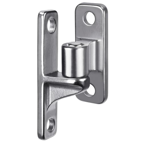 Insaga 304 Stainless Steel Gate Hinges 2 Pack, Heavy Duty Wall Mount Hinges with 5/8" Pin, One-Piece Casting Farm & Chain Link Fence Gate Hardware - color: Silver-SS-2Pack