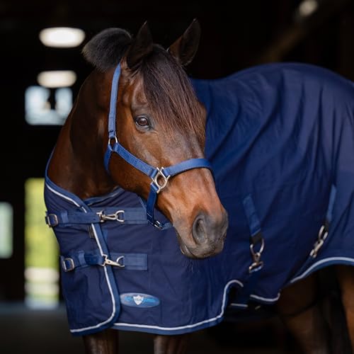 Kensington Poly Cotton Stable Sheet Pony Fit - color: B- Navy, size: 72"