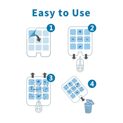 36 Pack Refill Glue Boards Compatible with Safer Home SH502 SH503, Dynatrap DT3005W DT3005W-DS3 DT23005-06, Indoor Plug-in Sticky Traps for Gnat, Fly, Mosquito, Moth..., Pet & Kid Safe, Value Package