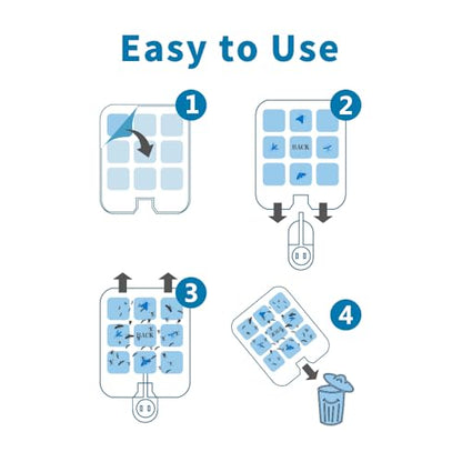 36 Pack Refill Glue Boards Compatible with Safer Home SH502 SH503, Dynatrap DT3005W DT3005W-DS3 DT23005-06, Indoor Plug-in Sticky Traps for Gnat, Fly, Mosquito, Moth..., Pet & Kid Safe, Value Package