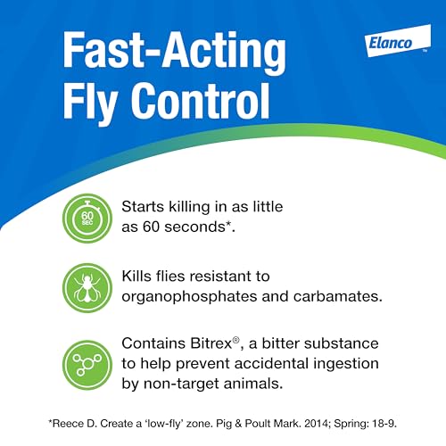 Elanco Animal Health QuickBayt Fly Bait | Premise for Livestock Facilities | Controls Flies | 5 lb Pail