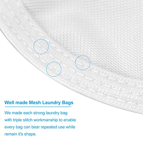 GOGOODA 3 Pack Delicates Laundry Bags, Fine Mesh Wash Bag with Hanging Loop - size: 3 set (3 Small)