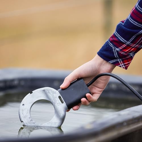 Farm Innovators C-500 Submergible Cast Aluminum Utility Water De-Icer, Powered at 500 Watts with 50 Gallon Capacity for Versatile Farm Use
