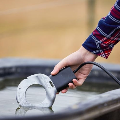 Farm Innovators C-500 Submergible Cast Aluminum Utility Water De-Icer, Powered at 500 Watts with 50 Gallon Capacity for Versatile Farm Use