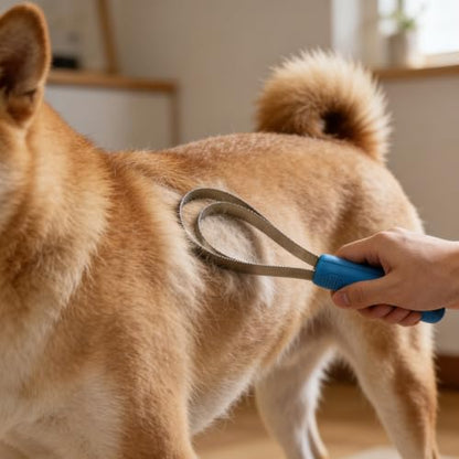 Deshedding Tool Grooming Brush for Horse Dog Cat(Double Loop) - color: Double Loop