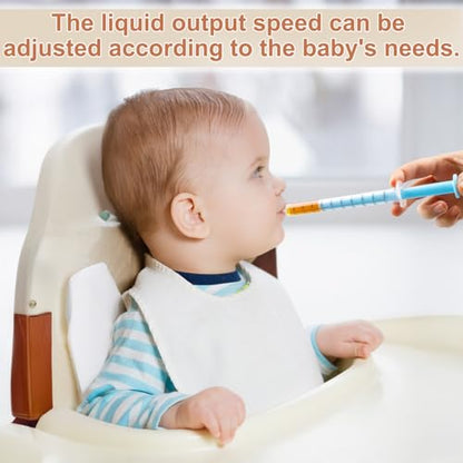 Baby Medicine Dispenser 10ML Syringe For Children,10ML Oral Syringes, Liquid Plastic Syringe Without Needle,Leak proof Dosing Tools,5 Uniquely Colour Syringes - 10 Pack - size: 10ML-10 Pack