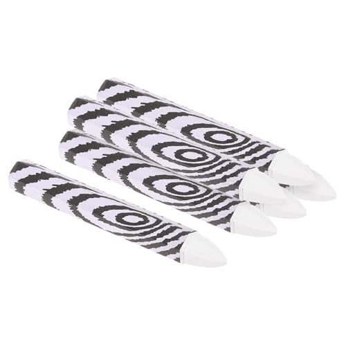PATIKIL Lumber Marking Crayons, 6 Pack 4"x0.55" Hex Wax Tire Marker Crayons White - color: White
