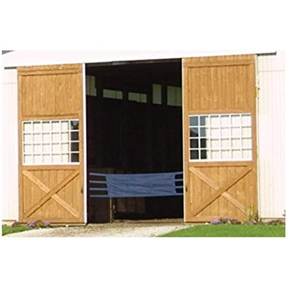 Dura-Tech Aisle Guard | Color Black | Expands 10' to 12' | High Visibility Nylon Mesh | Promotes Maximum Airflow | Comes with Installation Kit Quality - color: Black
