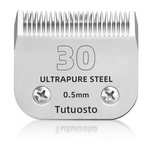 30 Clipper Blade Compatible with Andis,Wahl and Oster Dog Clippers - color: 30# 1PACK