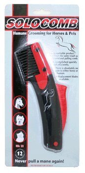 For Horse Mane Pulling or Thinning Solo Comb FAST POSTAGE by Solocomb