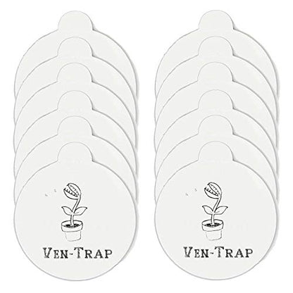 Sticky Glue Board Refill for Indoor Fly Trap for Mosquito Lamp -12 Pcs- Fits Katchy, Douhue, Huntingood, Runadi and Other Models