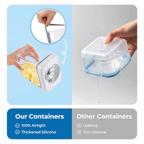 UFORU Dog and Cat Food Storage Containers, 3.1 and 4.4 Qt Airtight 2-Pack | Twist-Lock Lid, Kibble and Pet Treats, BPA-Free Material, Space-Saving Stackable Design, Easy One-Touch Opening - color: 3.1QT+4.4QT