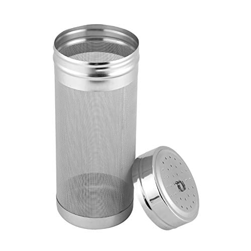 Stainless Steel Mesh Beer Filter, 300 Micron Mesh Homebrew Hops Beer Tea Kettle Brew Filter, Reusable Fine Hop Filter Strainer for Nut Milk Cold Brew Wine Coffee Grain