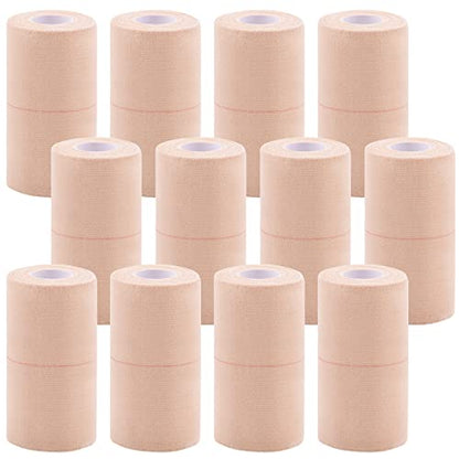 BQTQ 12 Rolls Elastic Adhesive Tape 4 Inch Self Adherent Stretch Bandages - size: 4 Inch 12Rolls