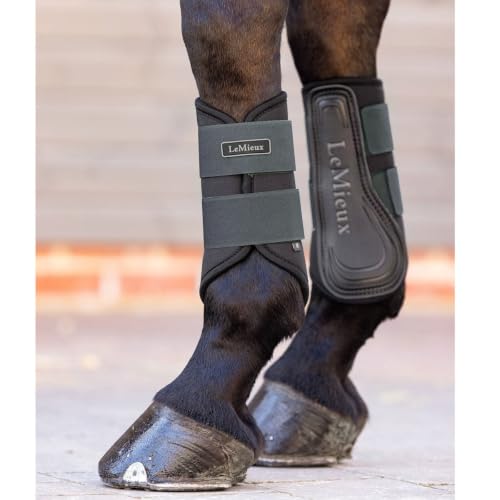 LeMieux Carbon Mesh Wrap Support Horse Boots - Protective Gear and Training Equipment - Equine Boots, Wraps & Accessories - color: Black
