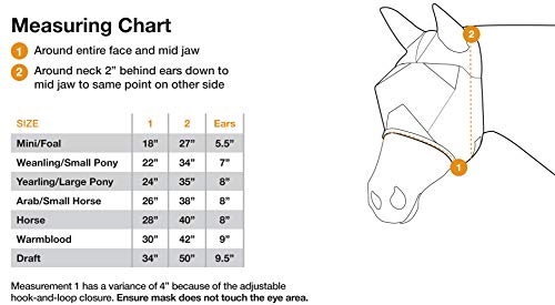 Cashel Crusader Fly Mask, Long Nose with Ears - color: Black