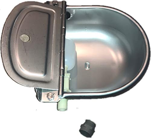 Automatic Farm Grade Stainless Stock Waterer Horse Cattle Goat Sheep Dog Water by Rabbitnipples.com