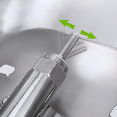 Pig Waterer Automatic Hog Waterer with 1/2" NPT(F) Thread | Heavy Duty Stainless Steel Livestock Water Trough for Swine Hog Pigs Sows, 8.3 Inches in Diameter, Large