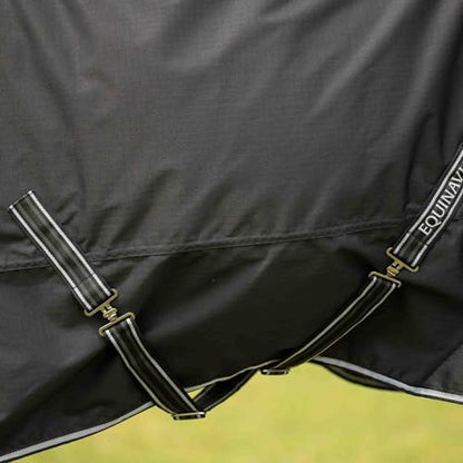 Equinavia Norse Fleece Lined Turnout Blanket - Black - 84 in - color: Black, size: 84 in