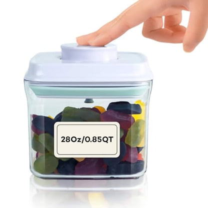 Bop Top Airtight Food Storage Containers | Pop-Top Lid | 3.5 Cups / 28 Oz | kitchen canister set, for flour, sugar, snacks, pasta, baking - color: Single: 28 oz