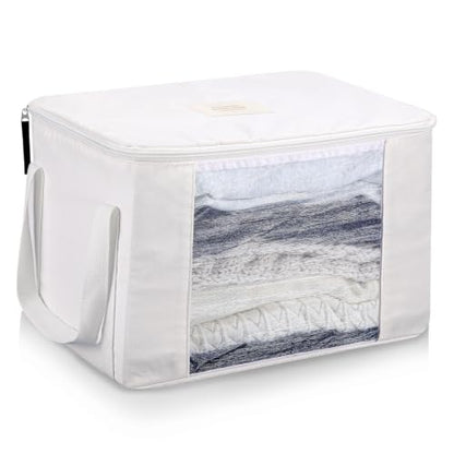 1 Pack Cotton Sweater Storage Bag Cashmere Storage Bag with Handle