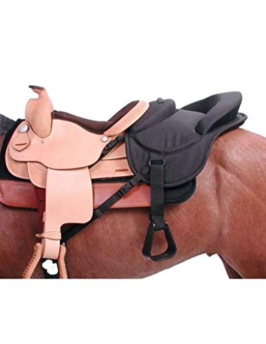 Tough 1 Tough-1 Ride - Behind Tandem Saddle for Western Saddle - color: Black