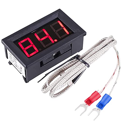 PEMENOL 12V Red Fahrenheit Digital Temperature Meter