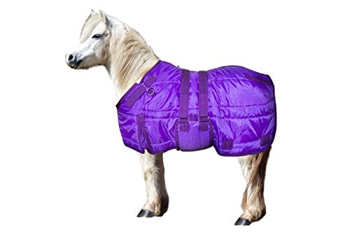 Derby Originals Windstorm 420D Medium Weight Mini Horse & Pony Stable Blanket – Closed Front, 200g Insulation, Breathable Triple-Layer Design, 70T Lining, for Indoor Use Only