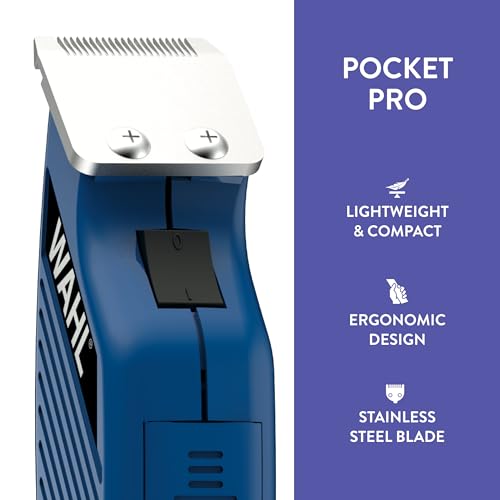 Wahl Professional Animal Pocket Pro Equine Trimmer Kit, Blue - color: Blue