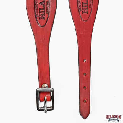 HILASON Western Leather Tack Horse Saddle Stirrup Fender Hobble Straps - color: MAHOGANY