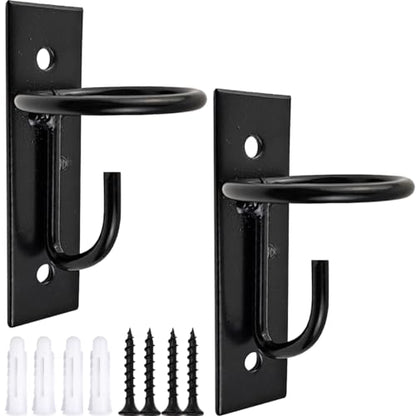 ROYHOO 2PCS Bucket Hooks for Horses Equestrian Bucket Hook Metal Water Bucket Hangers Horse Stalls Feed Bucket Barn Farmhouse Supplies (2)