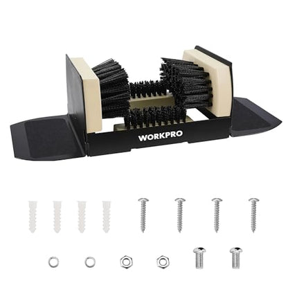 WORKPRO Extra Wide Boot Cleaner, Shoe Brush Scraper Scrubber Outdoor - style: extra wide