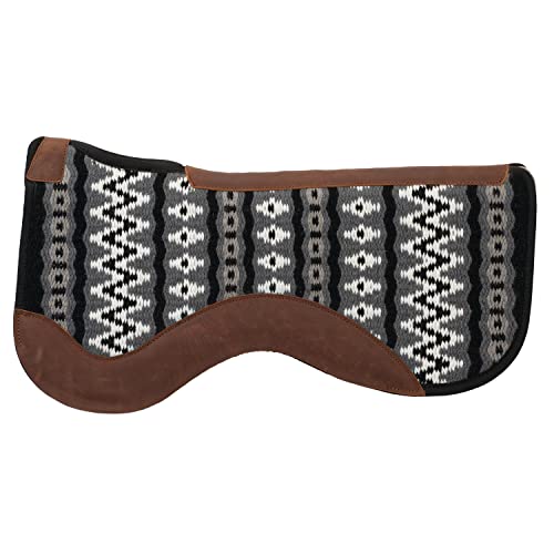 Weaver LeatherSaddle Pad - color: Charcoal/Black/White