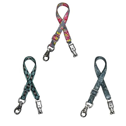 Premium Overlay Adjustable Trailer Ties (Blue Aztec)