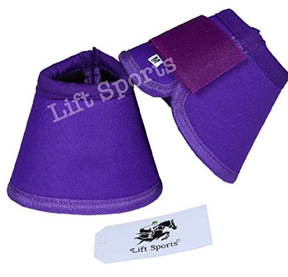 Horse Bell Boots 8 Colors Over Reach No Turn Bell Boots Wrap Tack Protection Equine