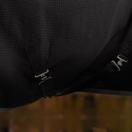 Equinavia Luftig Waffle Cooler | 100% Cotton - Black - 66 in - color: Black, size: 66 in