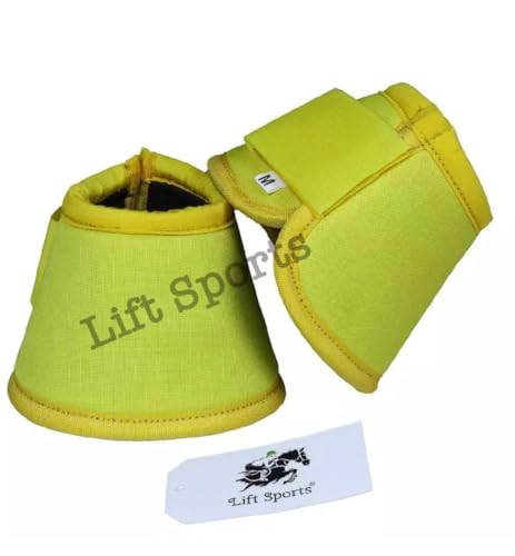 Horse Bell Boots Over Reach No Turn Bell Boots Wrap Tack Protection - color: Black, size: Small