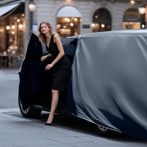 Waterproof Lexus GX GX460/GX470/550(2013-2026) Car Cover with Breathable Vents, [Upgrade] Premium Covers with Cotton Liner and Zipper Door,Sun Rain Snow Dust Uv Protection.(Gift with Towel) - color: Lexus, size: Custom Fit Lexus GX+Towel+Bag