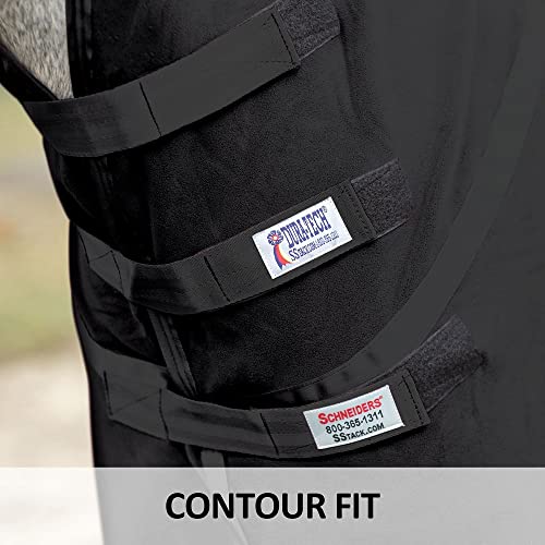 Dura-Tech Pony Fleece Contour Cooler | Ultimate Horse Comfort | Superior Stable Dryness | Optimal Pony Care - color: Navy