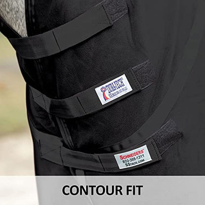Dura-Tech Pony Fleece Contour Cooler | Ultimate Horse Comfort | Superior Stable Dryness | Optimal Pony Care - color: Navy