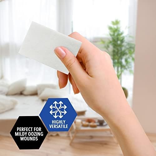 MED PRIDE Sterile Non Stick Pads for Wounds Non-Adherent Highly Absorbent Painless Removal Individually Wrapped (2x3 Inch (Pack of 100)) - size: 2'' X 3'' (Pack of 100)