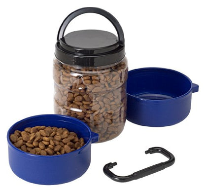 Gamma2 Vittles Vault Travel-Tainer Food Storage Container, Blue, 6 Cups - size: 4 Quart (Single)