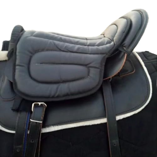 Motorcycle Seat Cushion Saddle Pad for Horses-Brown - color: Brown