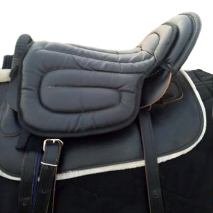 Motorcycle Seat Cushion Saddle Pad for Horses-Brown - color: Brown