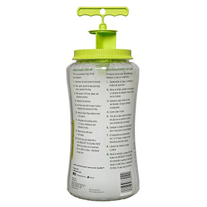 RESCUE! Fly Trap Max – Extra Large Reusable Outdoor Fly Trap - 4 Traps - size: 4 Traps