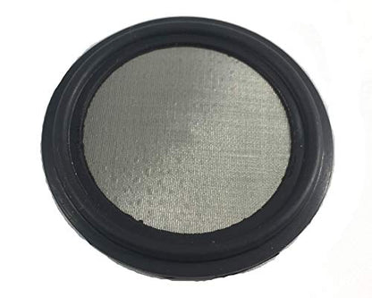 20 Micron VITON/FKM Tri Clamp Screen Filter Gasket 316L (20Uf Micron/625Mesh) Stainless Steel Pharmaceutical Grade Filter Mesh. VITON With & FDA Certification (1.5") - size: 1.5 Inch