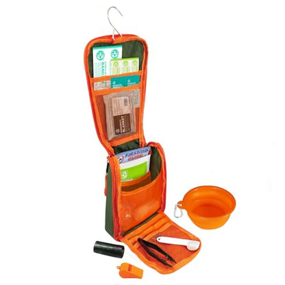 Be Smart Get Prepared Trails N' Tails First Aid for You & Your Pet | 72 Pieces - Pet Care & Emergency Essentials - Designed for Pets, Outdoor, Auto & Home - Compact & Portable